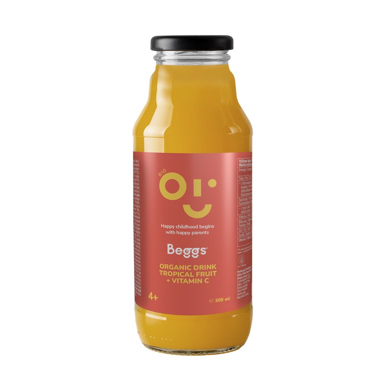 Beggs BIO NÁPOJ Tropické ovocie s vitamínom C 300 ml Beggs BIO NÁPOJ Tropické ovocie s vitamínom C 300 ml