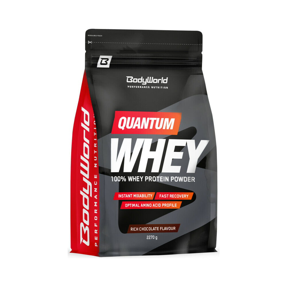 BodyWorld Quantum Whey Protein 2270 g čokoláda BodyWorld Quantum Whey Protein 2270 g čokoláda