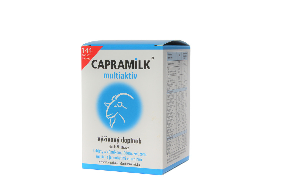 CAPRAMILK multiaktív 1×144 tbl, výživový doplnok CAPRAMILK multiaktív 1×144 tbl, výživový doplnok