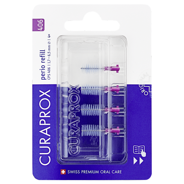 Curaprox CPS 406 perio refill 4 ks Curaprox CPS 406 perio refill 4 ks