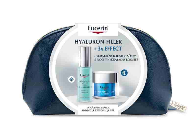 EUCERIN Hyaluron-Filler + 3x Effect Booster Sérum 30 ml + nočný krém 50 ml Darčekové balenie EUCERIN Hyaluron-Filler + 3x Effect Booster Sérum 30 ml + nočný krém 50 ml Darčekové balenie