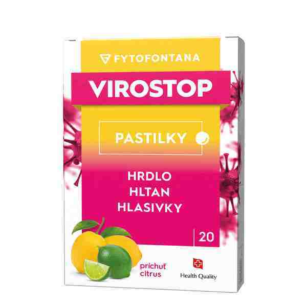 Fytofontana Virostop pastilky citrus 20 ks Fytofontana Virostop pastilky citrus 20 ks