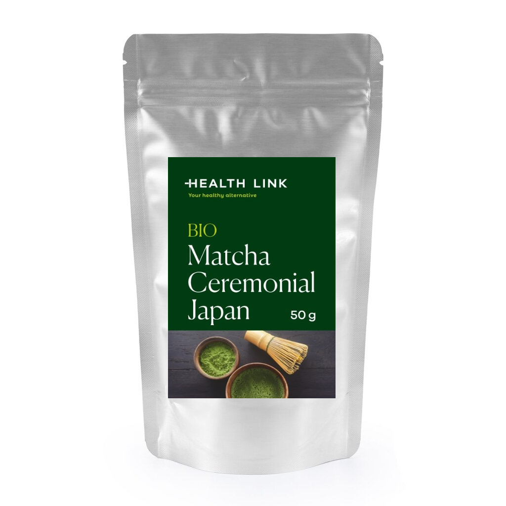 HEALTH LINK Matcha Japan prášok ceremonial BIO 50 g HEALTH LINK Matcha Japan prášok ceremonial BIO 50 g