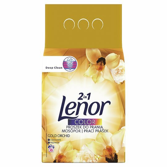 Lenor Prášok Gold Orchid Color 1×2,34 kg, prášok na pranie