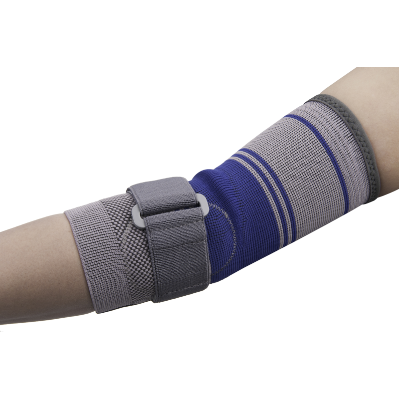 MEYRA MEDICAL ELBOW SAFE Ortéza lakťa, strieborno-modrá MEYRA MEDICAL ELBOW SAFE Ortéza lakťa, strieborno-modrá
