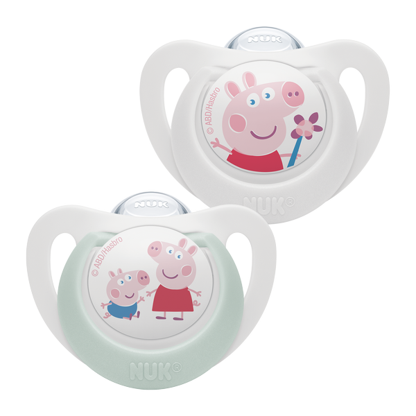 Nuk cumlík silikon Star Peppa Pig 2 ks 10177219 Nuk cumlík silikon Star Peppa Pig 2 ks 10177219