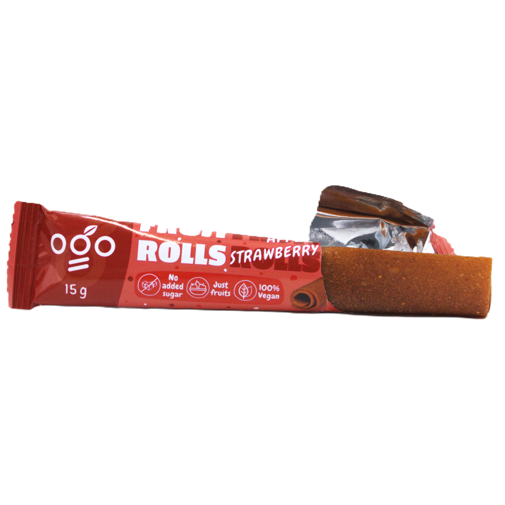 OGO Ovocná rolka jablko jahoda 15 g OGO Ovocná rolka jablko jahoda 15 g