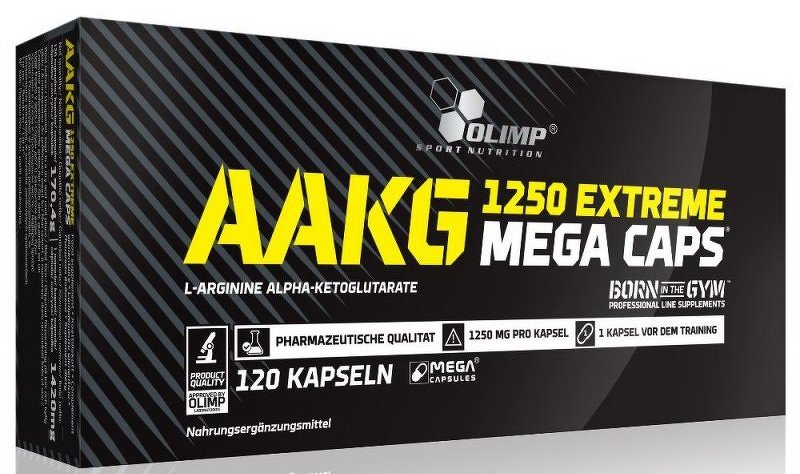 AAKG 1250 Extreme Mega Caps - Olimp 120 kaps.