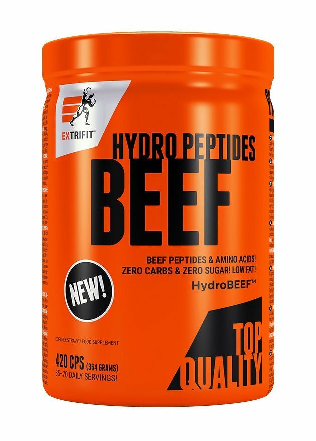 Beef Amino Hydro Peptides - Extrifit 420 kaps. Beef Amino Hydro Peptides - Extrifit 420 kaps.