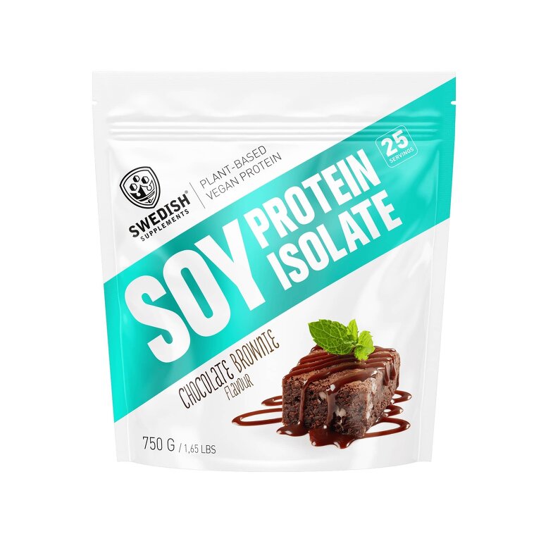 Soy Protein Isolate - Swedish Supplements 750 g Chocolate Brownie Soy Protein Isolate - Swedish Supplements 750 g Chocolate Brownie