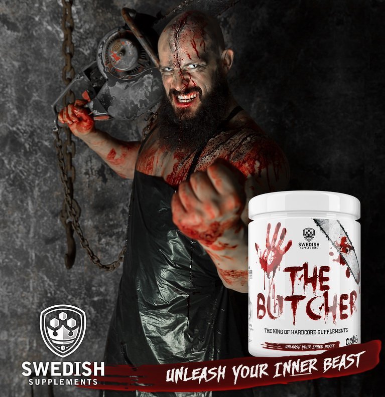 The Butcher - Swedish Supplements 525 g Black Razz