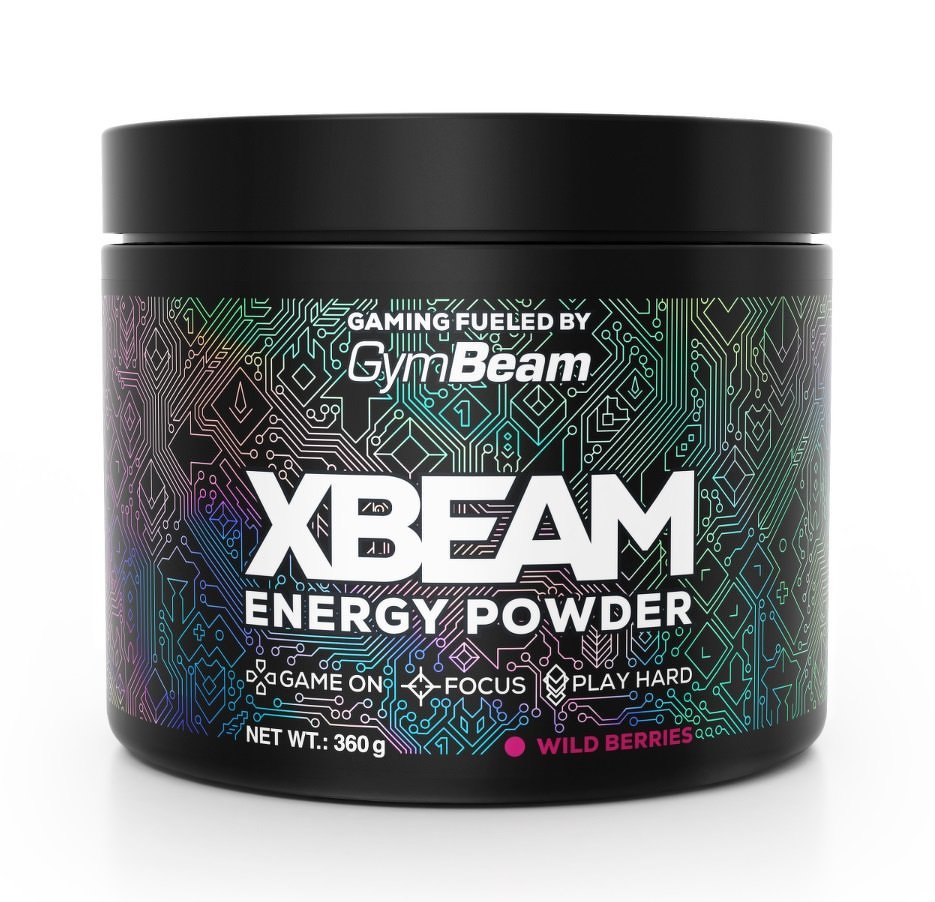 XBEAM Energy Powder - GymBeam 360 g Green Apple