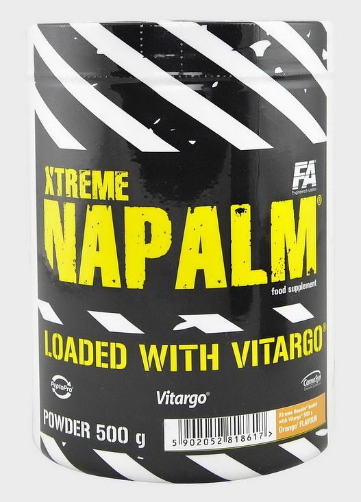 Xtreme Napalm loaded with Vitargo - Fitness Authority 1000 g Pomaranč