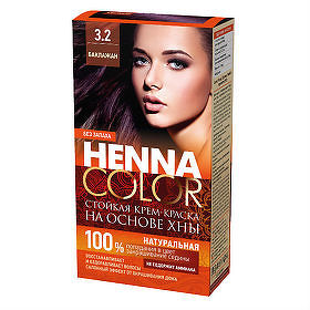Fito Kosmetik Fitokosmetik Krémová farba na vlasy Henna color 3.2 - BAKLAŽÁN 115ml