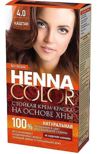 Fito Kosmetik Fitokosmetik Krémová farba na vlasy Henna color 4.0 GAŠTAN 115ml