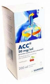 ACC 20 mg/ml perorálny roztok pre deti a dospelých sol por 1x200 ml