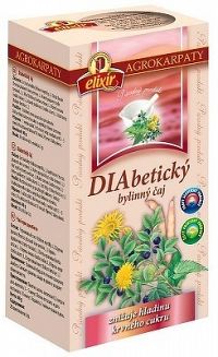 AGROKARPATY DIABETICKÝ ČAJ čistý prírodný produkt 20x2 g