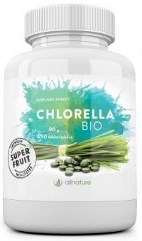 Allnature Chlorella BIO 90 g/450 tbl.
