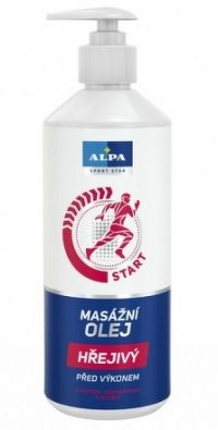 ALPA masážny olej hrejivý 1x500 ml
