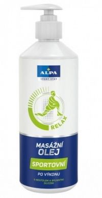 ALPA masážny olej športový 1x500 ml