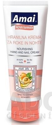 Amai VVYŽIVUJÚCI KRÉM NA RUKY a nechty marhuľový olej, suchá pokožka, 1x100 ml