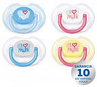 AVENT CUMLÍK 0-6M Fun s textom na utišovanie, silikón, 1x2 ks