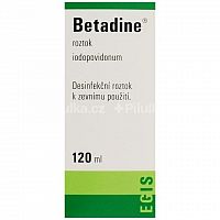 Betadine dezinfekčný roztok 100 mg/ml sol der 1x120 ml