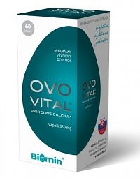 BIOMIN OVOVITAL prírodné CALCIUM cps 1x60 ks