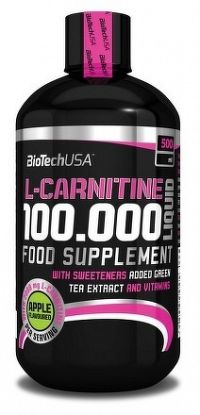 BiotechUSA L Carnitine Liquid 10000mg L Carnitine Liquid mg (A) 500 ml +500 ml čerešňa