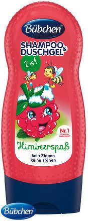 BUBCHEN KIDS SHP+SPRCH. GÉL 2v1 VESELÁ MALINA inov.2015, 1x230 ml