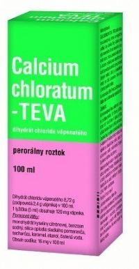 CALCIUM CHLORATUM-TEVA sol por 1x100 ml