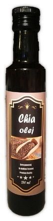CHIA olej extra panenský 250ml SKLO Najtelo