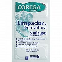 COREGA TABS 3 minutes antibakteriálne čistiace tablety 1x6 ks