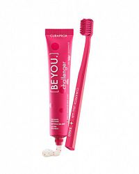 CURAPROX BE YOU Challenger - červený set zubná pasta 70 ml + zubná kefka CS 5460, 1x1 set