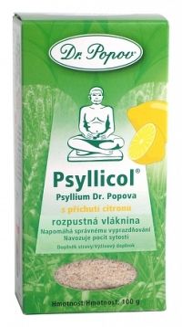 DR. POPOV PSYLLICOL CITRON rozpustná vláknina 1x100 g
