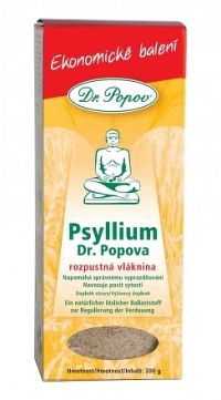 DR. POPOV PSYLLIUM rozpustná vláknina 1x200 g