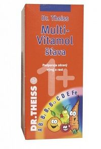 Dr. Theiss MULTI-VITAMOL ŠŤAVA 1+ 1x200 ml