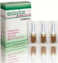 Easylax - Harmančekovo glycerínové preháňadlo pre deti 6x3 g