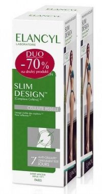 ELANCYL SLIM DESIGN zoštíhľujúca starostlivosť - stehná boky zadok 2x200 ml 1x1 set