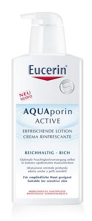 Eucerin AQUAporin ACTIVE Telové mlieko pre suchú pokožku 1x400 ml