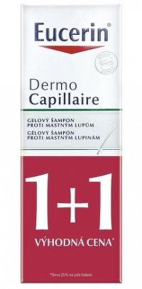 Eucerin DermoCapillaire šampón proti mastným lupinám 2x250 ml 1x1 set