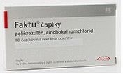 FAKTU čapíky sup 100 mg/2 5 mg 1x10 ks