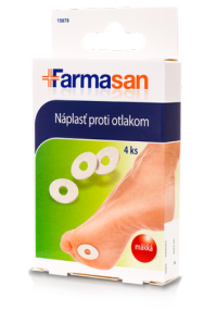 Farmasan Náplasť proti otlakom mäkká 1x4 ks