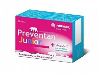 FARMAX Preventan Junior + vitamín C tbl 1x30 ks