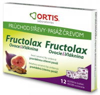 Fructolax Ovocie a vláknina KOCKY 1x12 ks