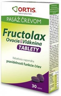 Fructolax Ovocie a vláknina TABLETY 1x30 ks
