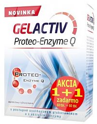 GELACTIV Proteo-Enzyme Q Akcia 1+1 tbl 60+60 zadarmo