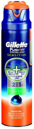 GILETTE Fus ProGlide Sensitive Gel na holenie 2v1 Alpine Clean 170ml