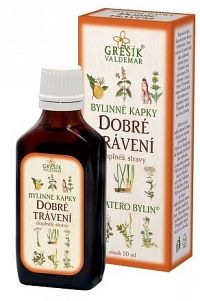 GREŠÍK BYLINNÉ KVAPKY DOBRÉ TRÁVENIE 1x50 ml