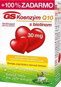 GS Koenzým Q10 30 mg cps 30+30 zadarmo